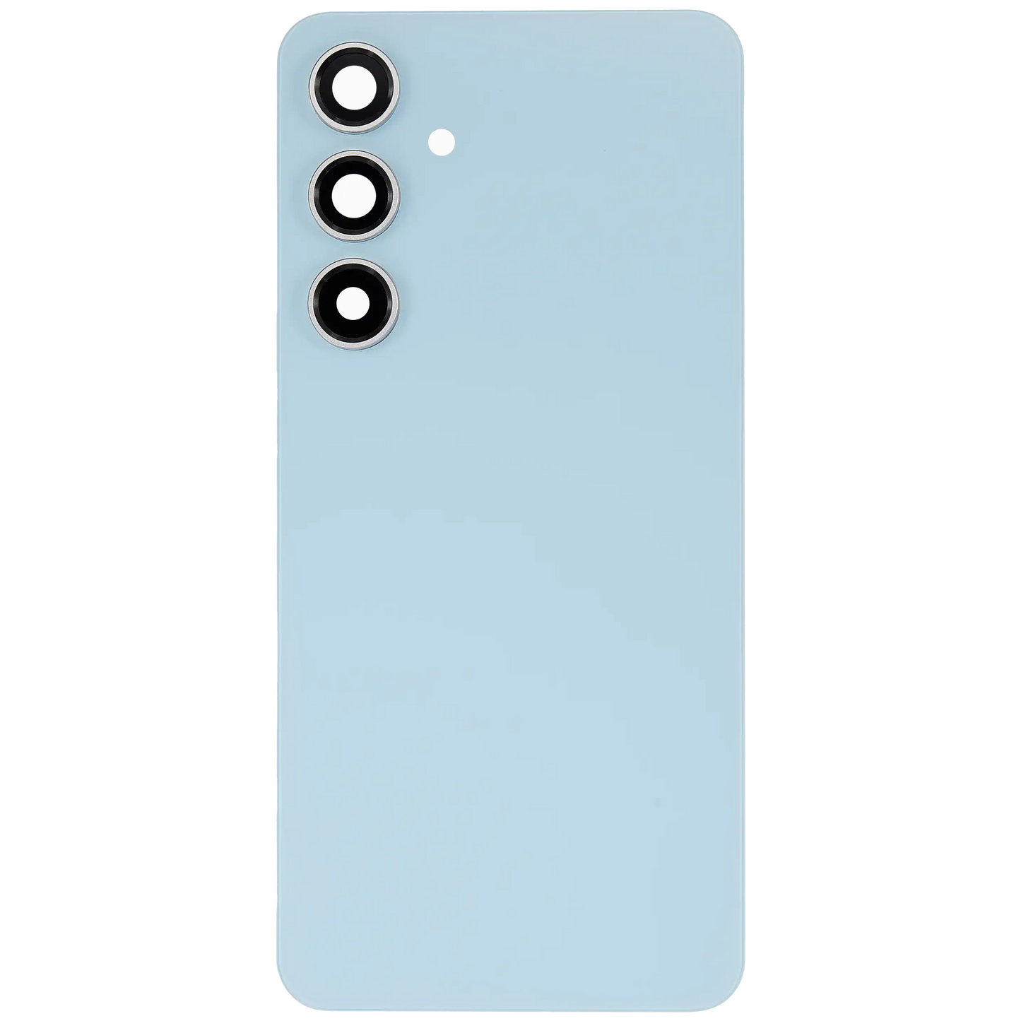 Back Cover Glass With Camera Lens For Samsung Galaxy S24 FE (No Logo) (Aftermarket Plus) (Blue)