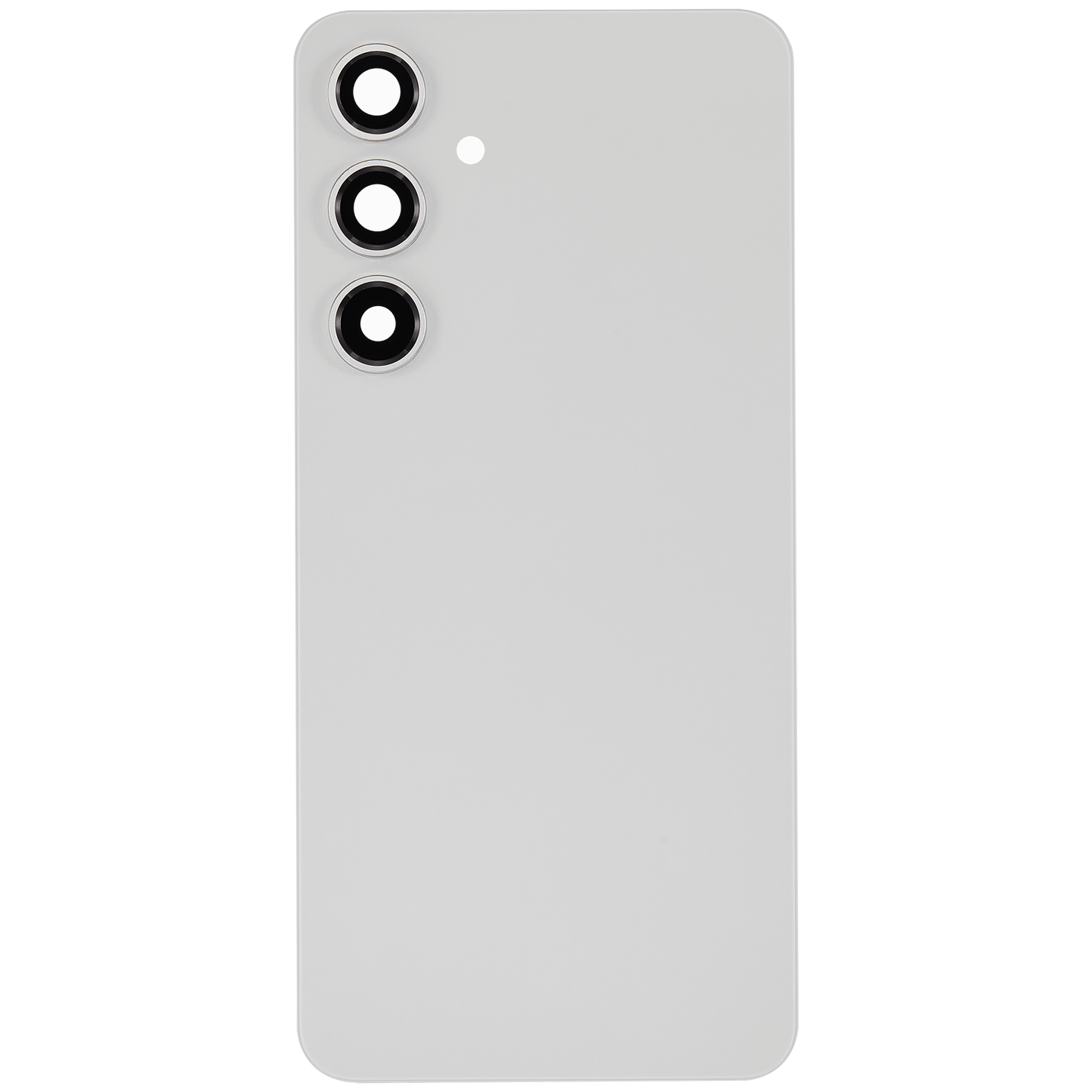 Back Cover Glass With Camera Lens For Samsung Galaxy S24 FE (No Logo) (Aftermarket Plus) (Gray)