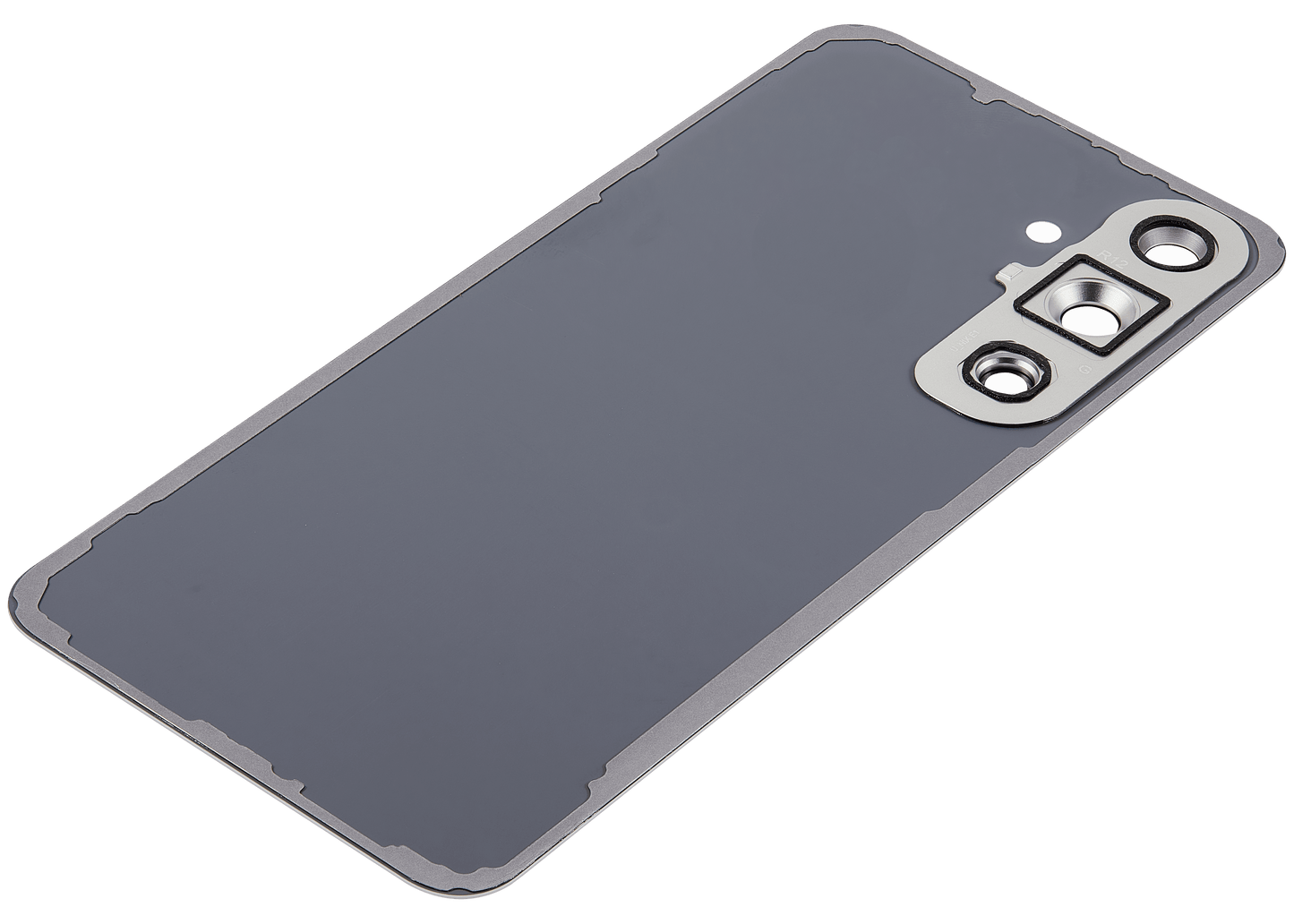 Back Cover Glass With Camera Lens For Samsung Galaxy S24 FE (No Logo) (Aftermarket Plus) (Gray)