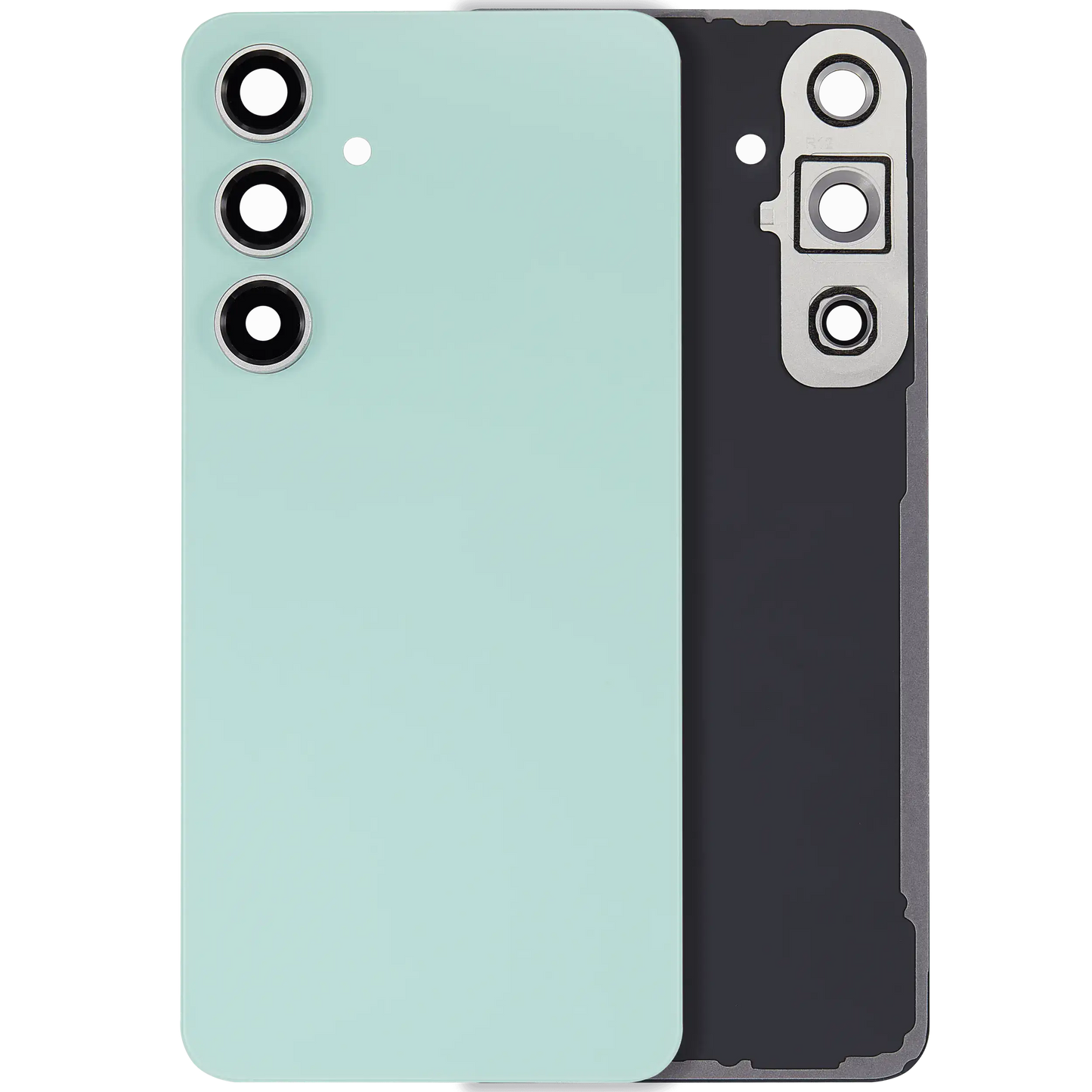 Back Cover Glass With Camera Lens For Samsung Galaxy S24 FE (No Logo) (Aftermarket Plus) (Mint)