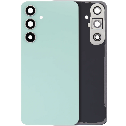 Back Cover Glass With Camera Lens For Samsung Galaxy S24 FE (No Logo) (Aftermarket Plus) (Mint)