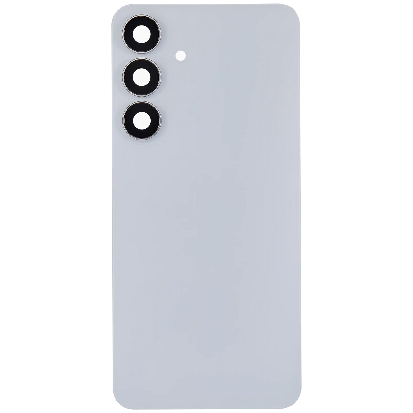 Back Cover Glass With Camera Lens For Samsung Galaxy S25 FE (No Logo) (Aftermarket Plus) (Icyblue)