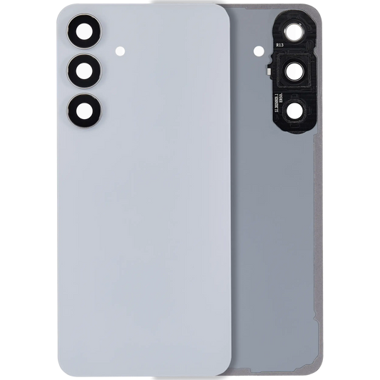 Back Cover Glass With Camera Lens For Samsung Galaxy S25 FE (No Logo) (Aftermarket Plus) (Icyblue)