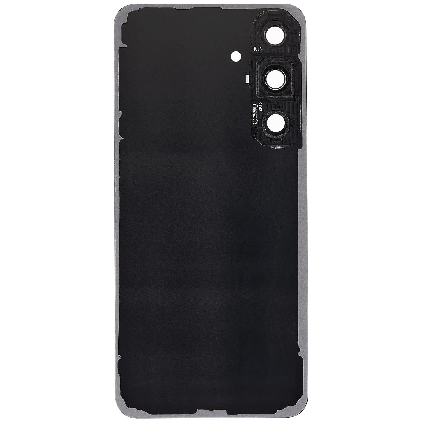 Back Cover Glass With Camera Lens For Samsung Galaxy S25 FE (No Logo) (Aftermarket Plus) (Jetblack)
