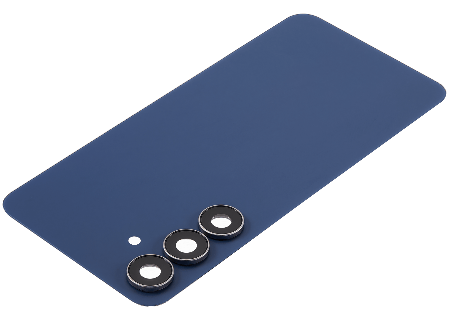 Back Cover Glass With Camera Lens For Samsung Galaxy S25 FE (No Logo) (Aftermarket Plus) (Navy)