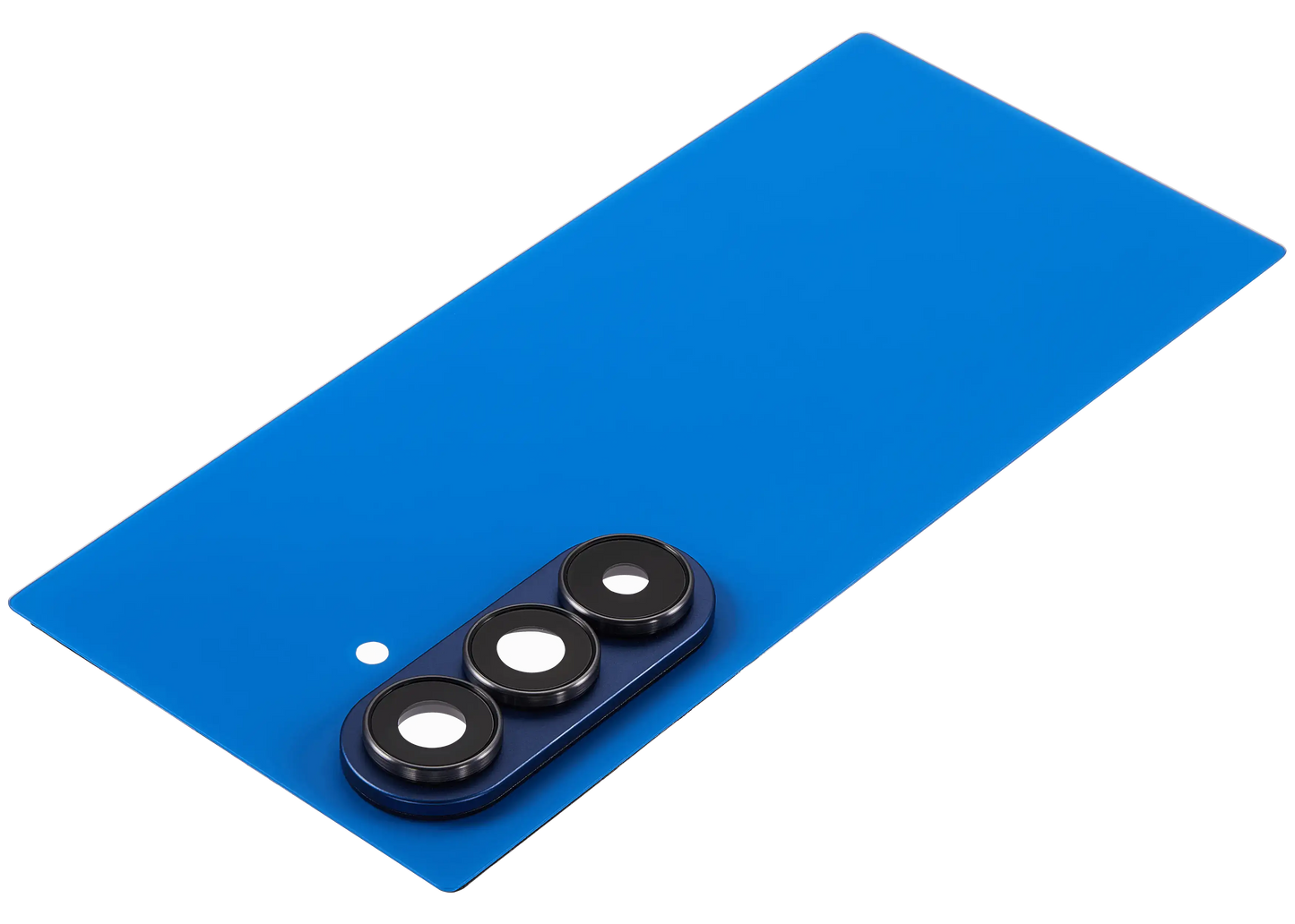 Back Cover Glass With Camera Lens For Samsung Galaxy Z Fold 7 5G (F966) (No Logo) (Aftermarket Plus) (Blue Shadow)