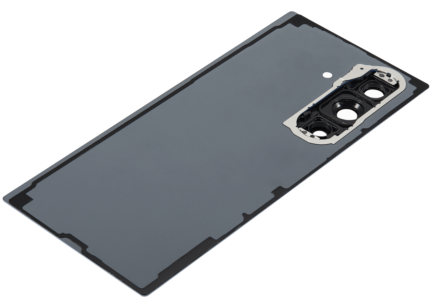 Back Cover Glass With Camera Lens For Samsung Galaxy Z Fold 7 5G (F966) (No Logo) (Aftermarket Plus) (Blue Shadow)