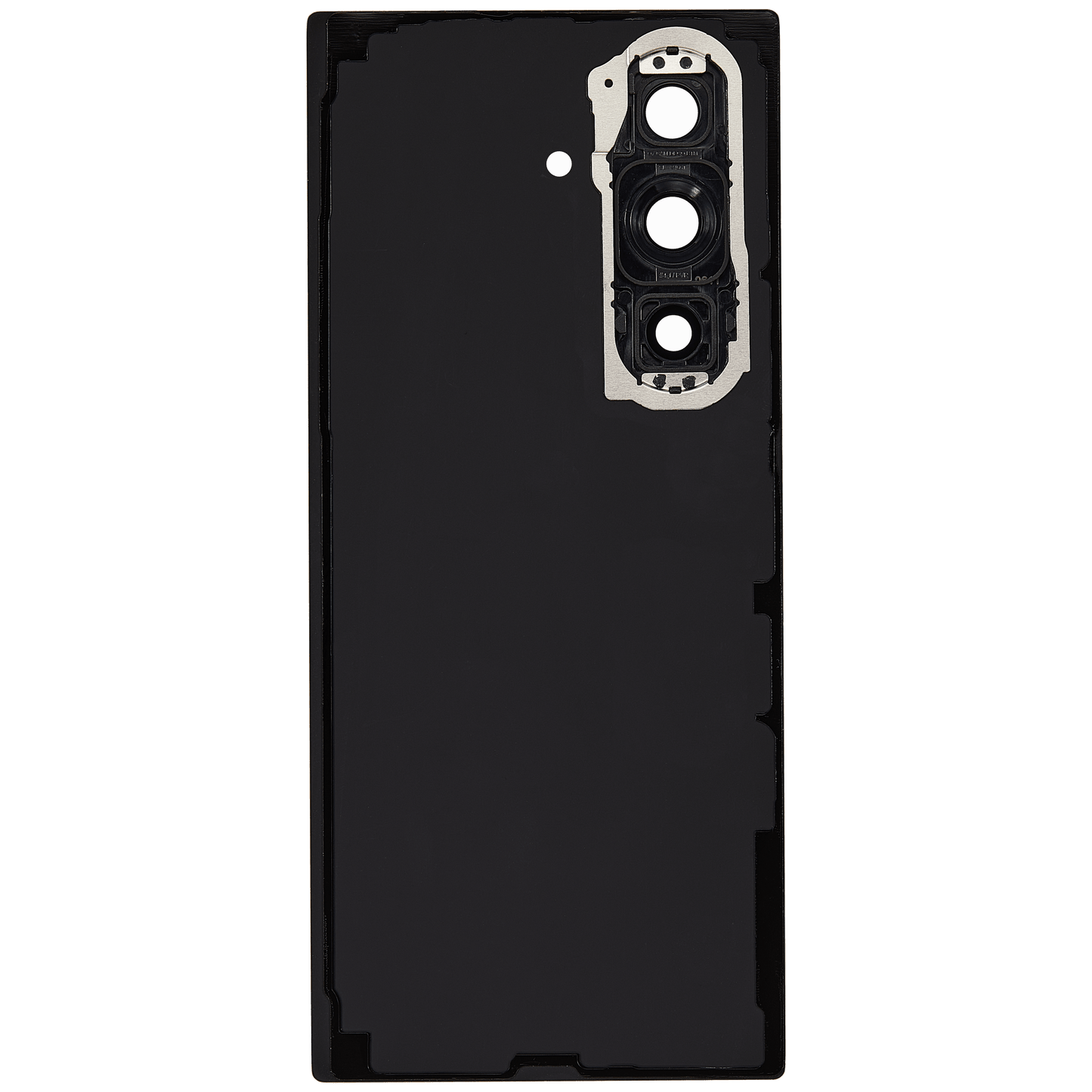 Back Cover Glass With Camera Lens For Samsung Galaxy Z Fold 7 5G (F966) (No Logo) (Aftermarket Plus) (Jet Black)
