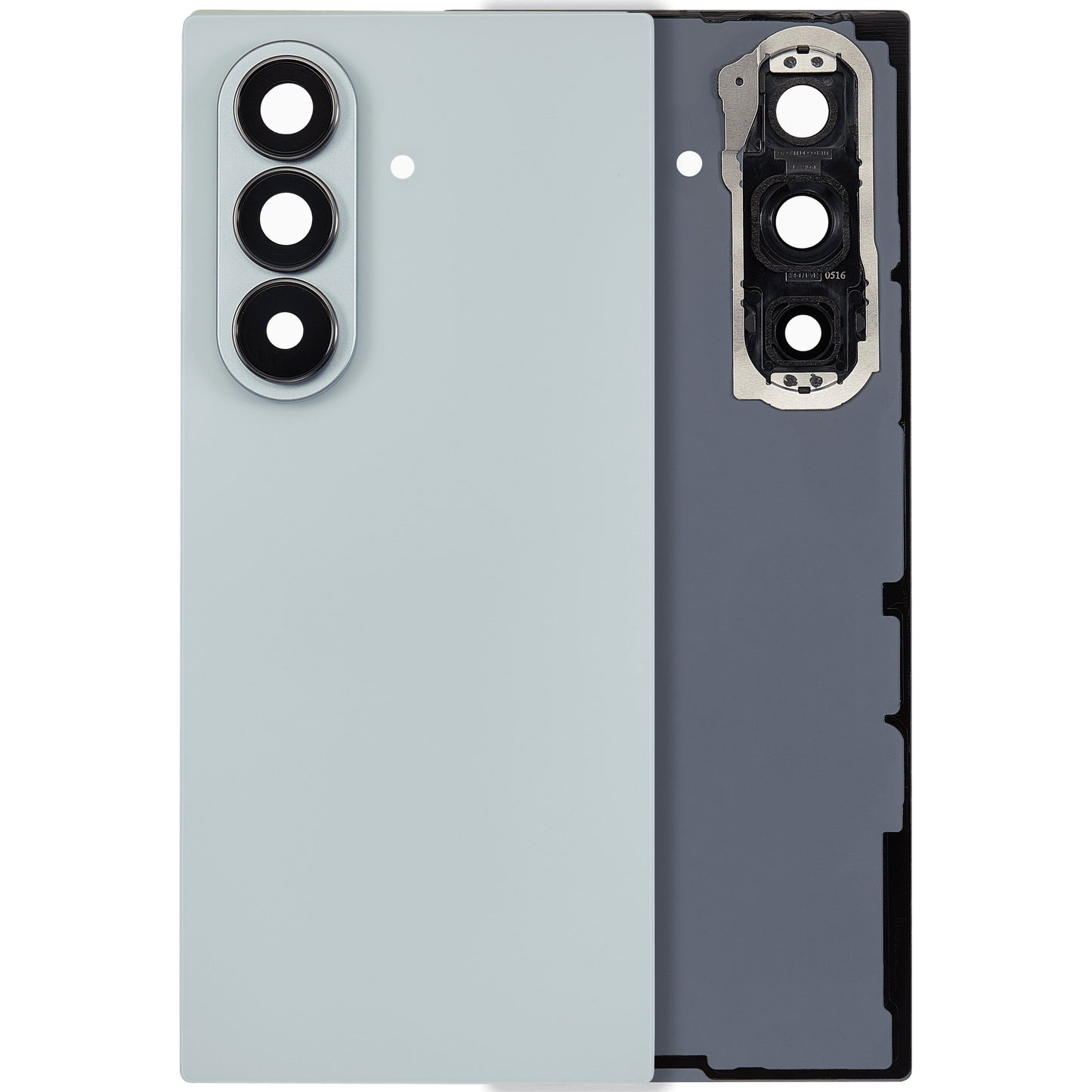 Back Cover Glass With Camera Lens For Samsung Galaxy Z Fold 7 5G (F966) (No Logo) (Aftermarket Plus) (Mint)