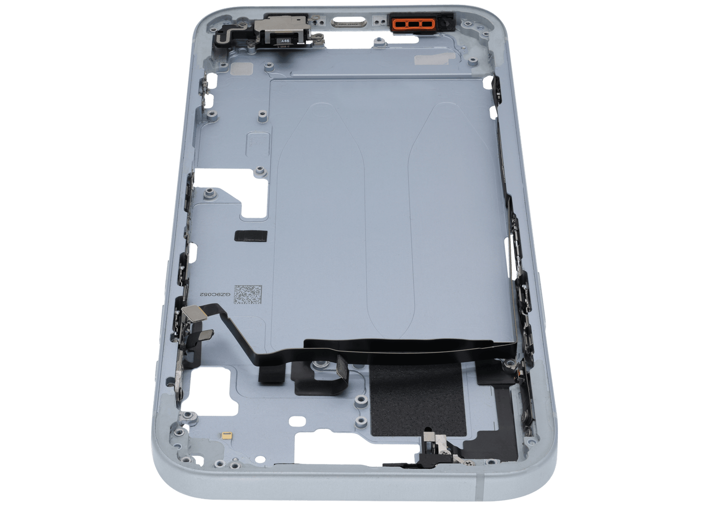 Mid-Frame Housing W/ Small Parts For iPhone 15 Plus (US Version) (Used OEM Pull: Grade B) (Blue)
