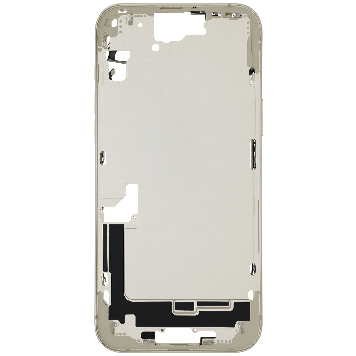 Mid-Frame Housing W/ Small Parts For iPhone 15 Plus (US Version) (Used OEM Pull: Grade B) (Yellow)