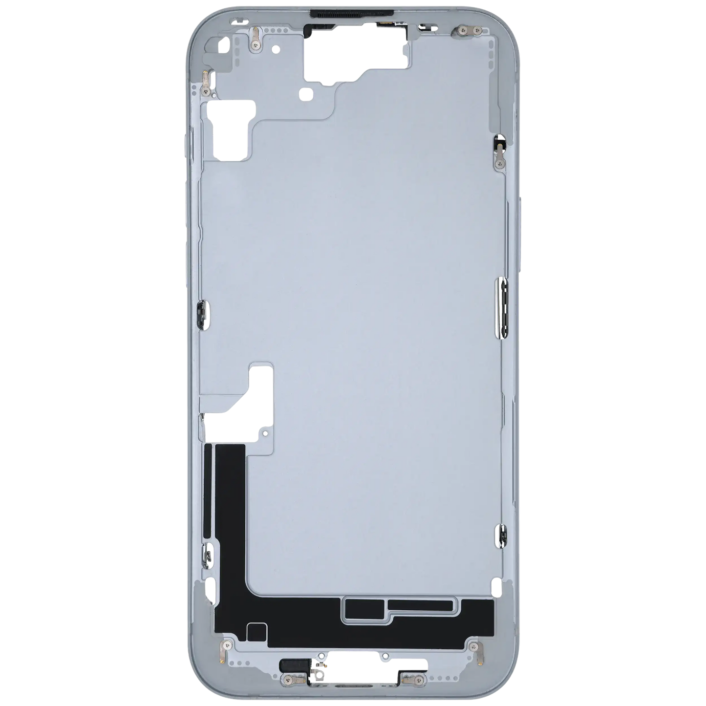 Mid-Frame Housing W/ Small Parts For iPhone 15 Plus (US Version) (Used OEM Pull: Grade A) (Blue)