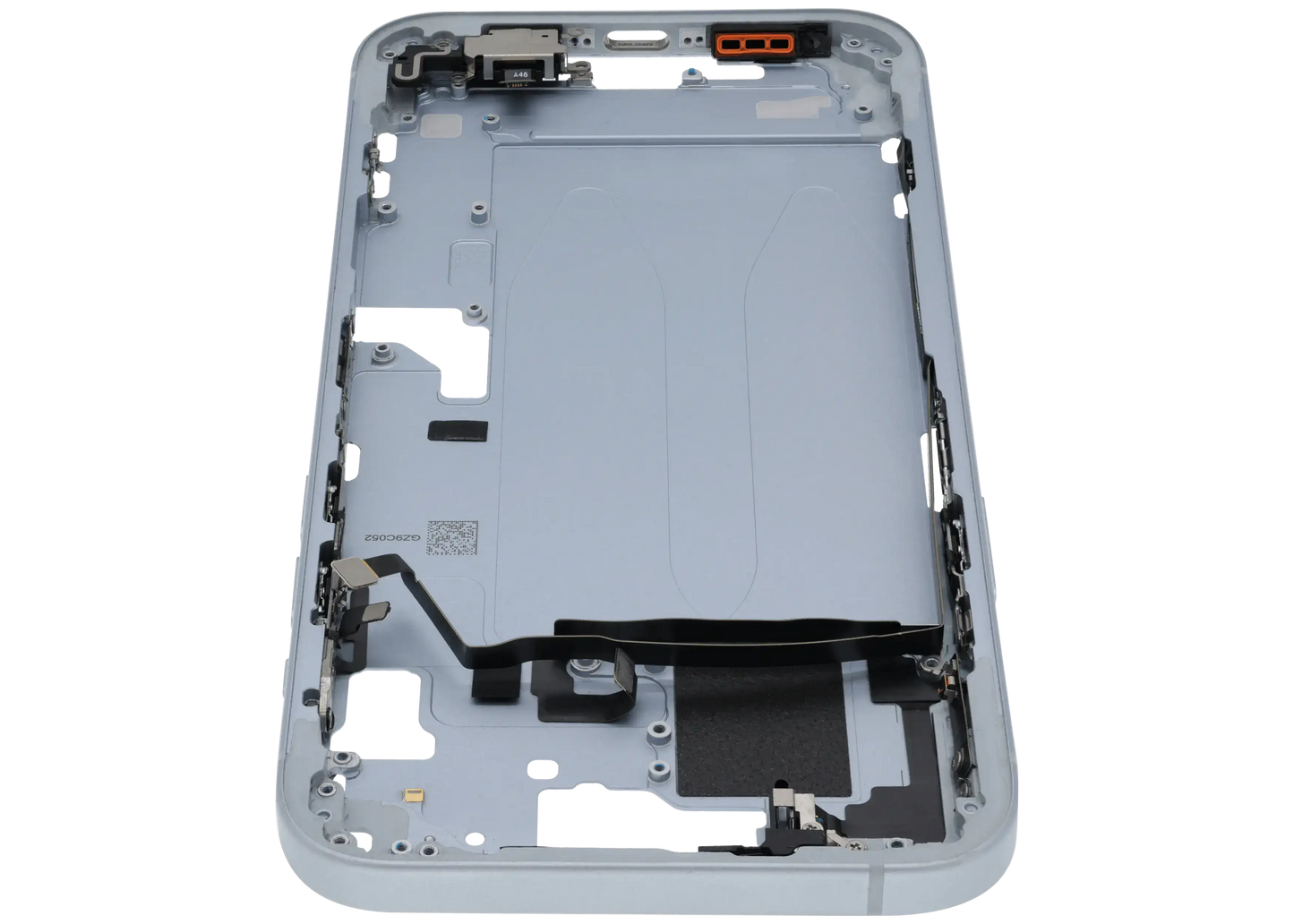 Mid-Frame Housing W/ Small Parts For iPhone 15 Plus (US Version) (Used OEM Pull: Grade A) (Blue)