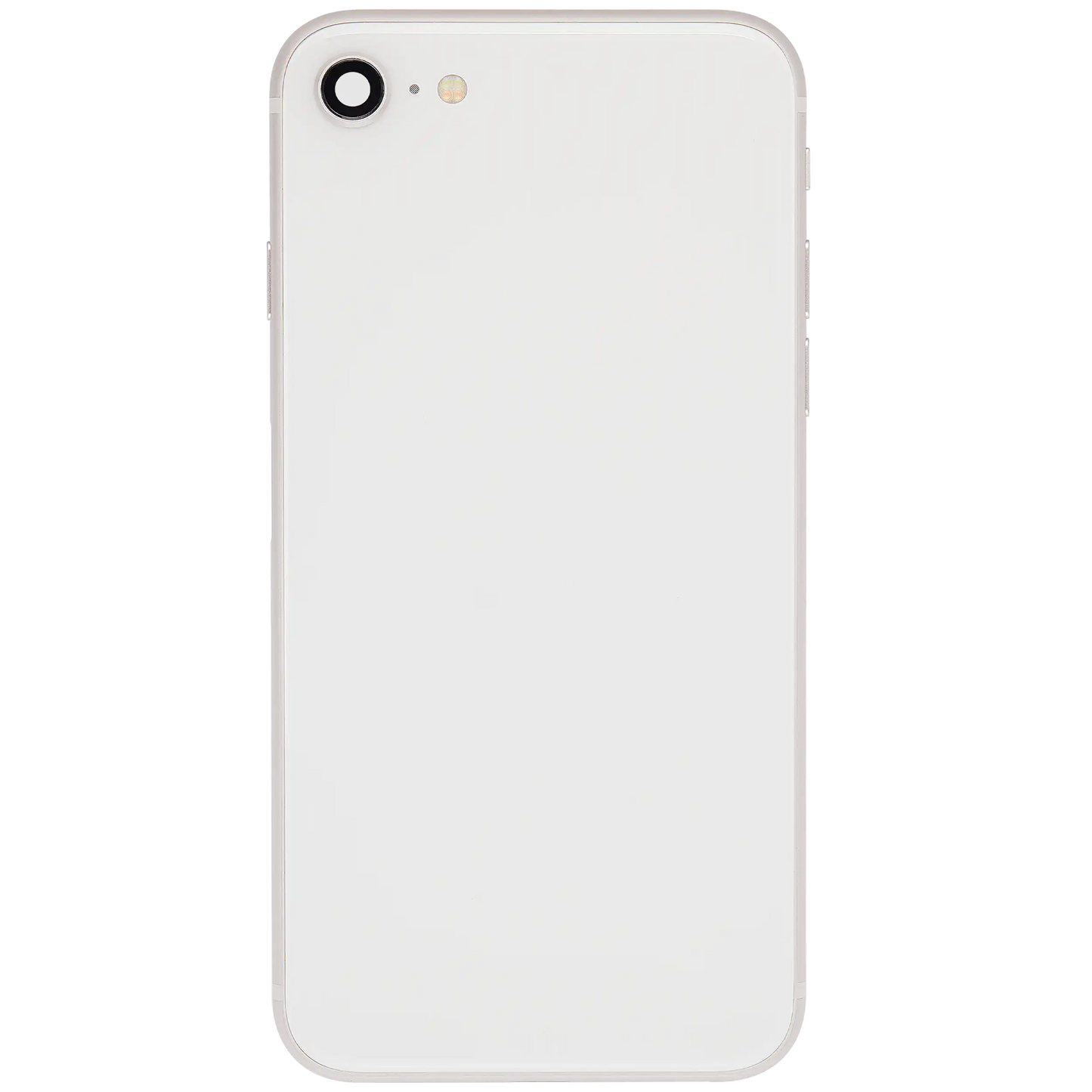 Back Housing W/ Charging Port Flex and Small Components Pre-Installed For iPhoneone SE (2022) (Used OEM Pull: Grade C) (Starlight)