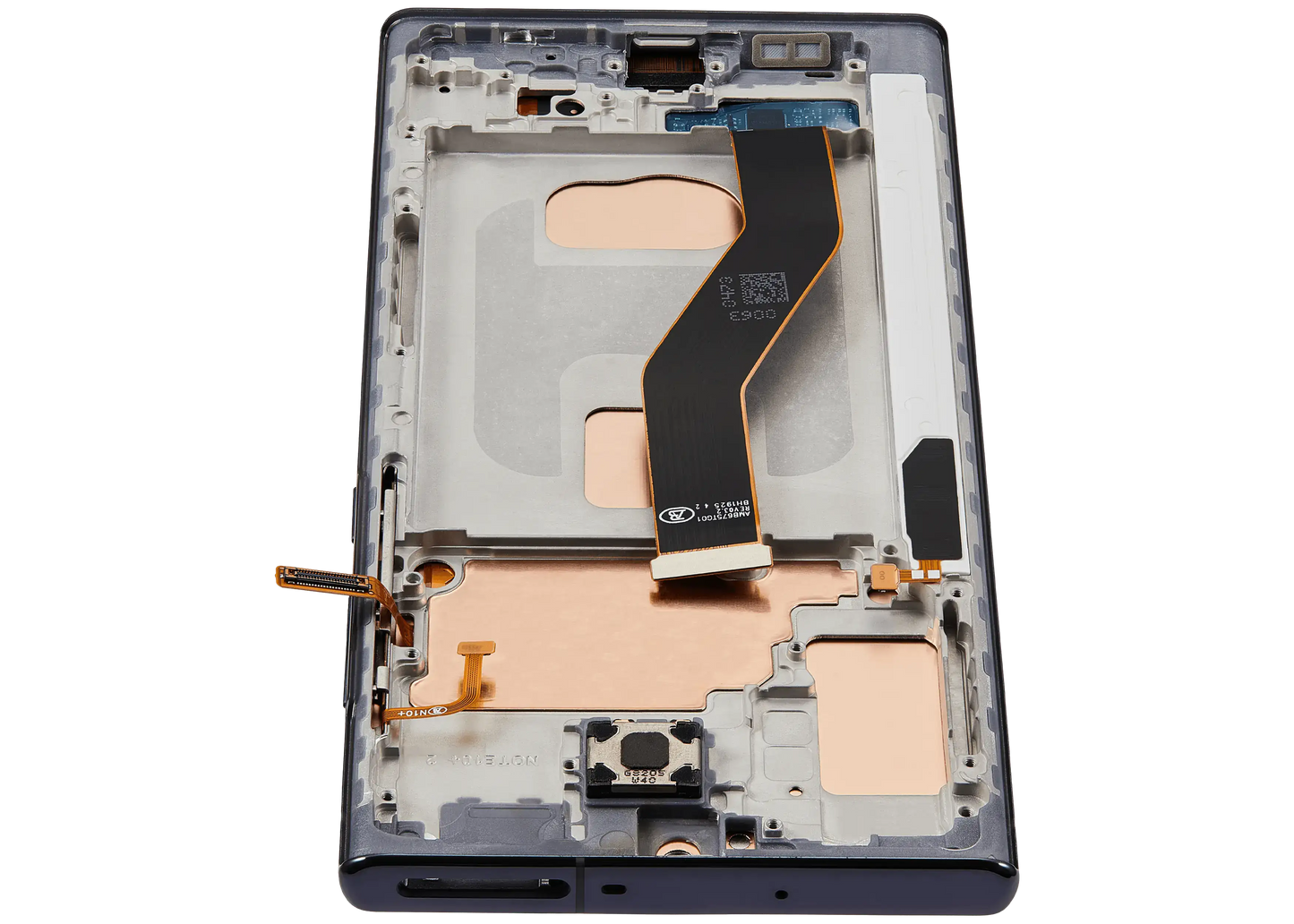 LCD Assembly With Frame (Without Fingerprint Sensor) For Samsung Galaxy Note 10 Plus (Aftermarket Plus: Incell) (Aura Black)