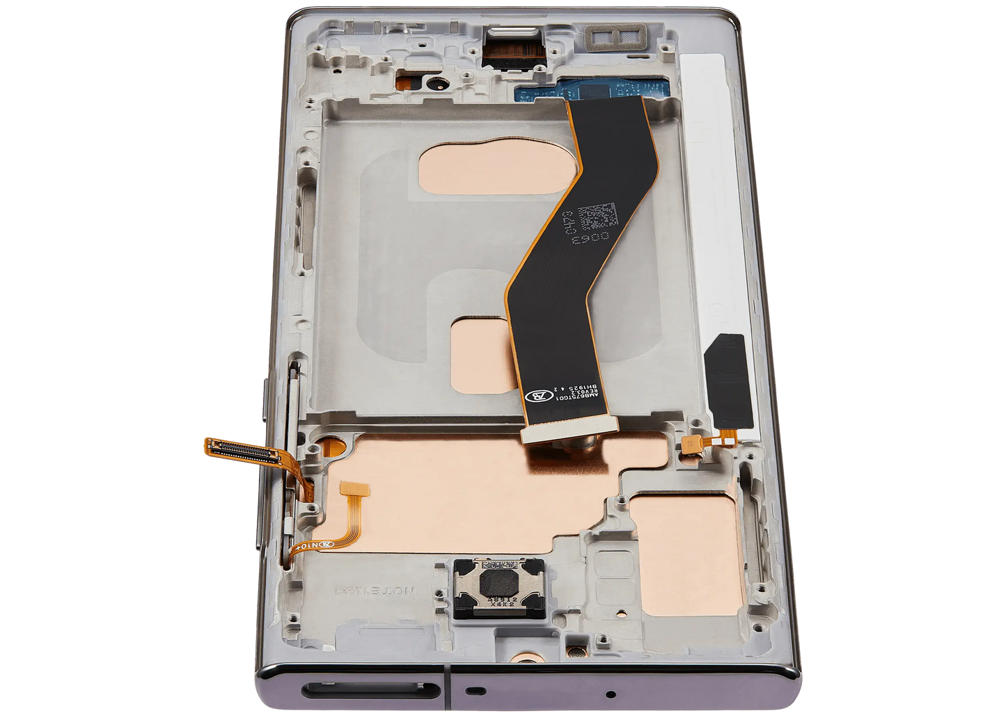 LCD Assembly With Frame (Without Fingerprint Sensor) For Samsung Galaxy Note 10 Plus (Aftermarket Plus: Incell) (Aura Glow / Silver)