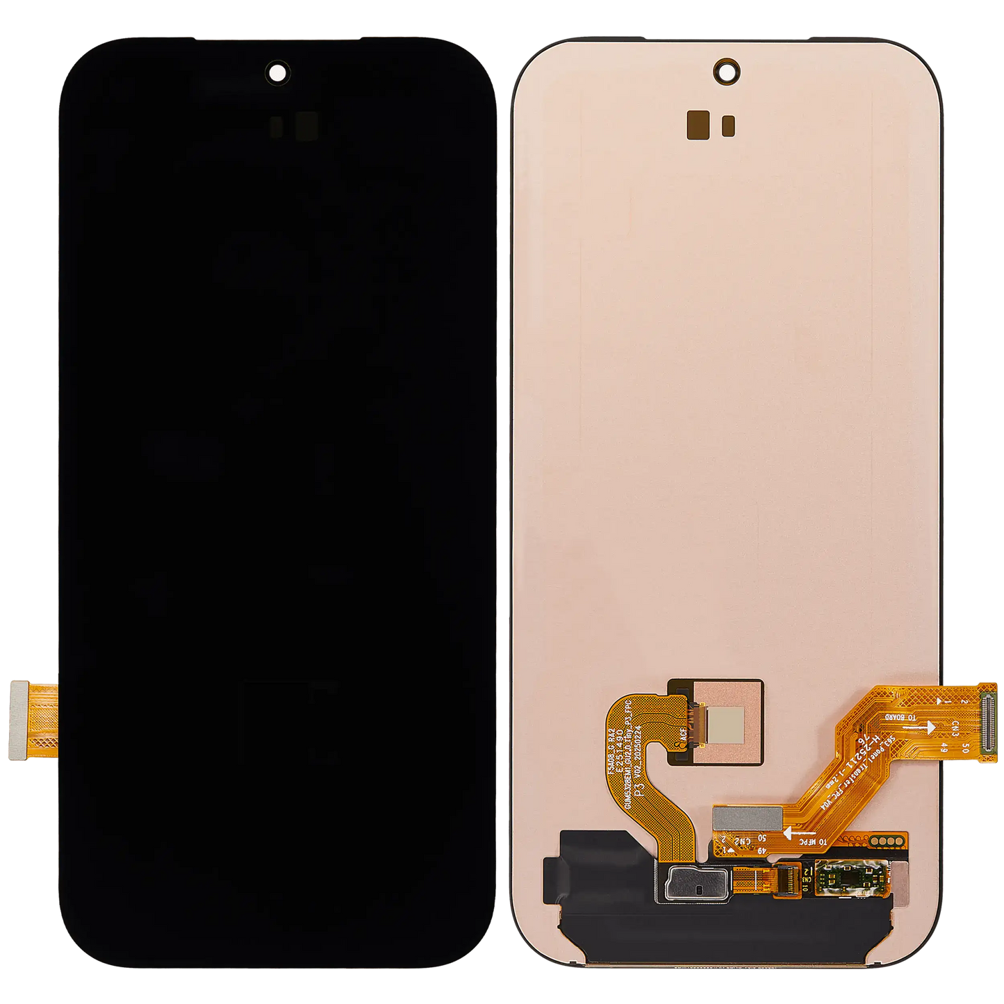 OLED Assembly Without Frame For Xiaomi 17 / Xiaomi 17 Pro (Refurbished) (All Colors) – phone repair part product angle – OLED Display Replacement for phone repair