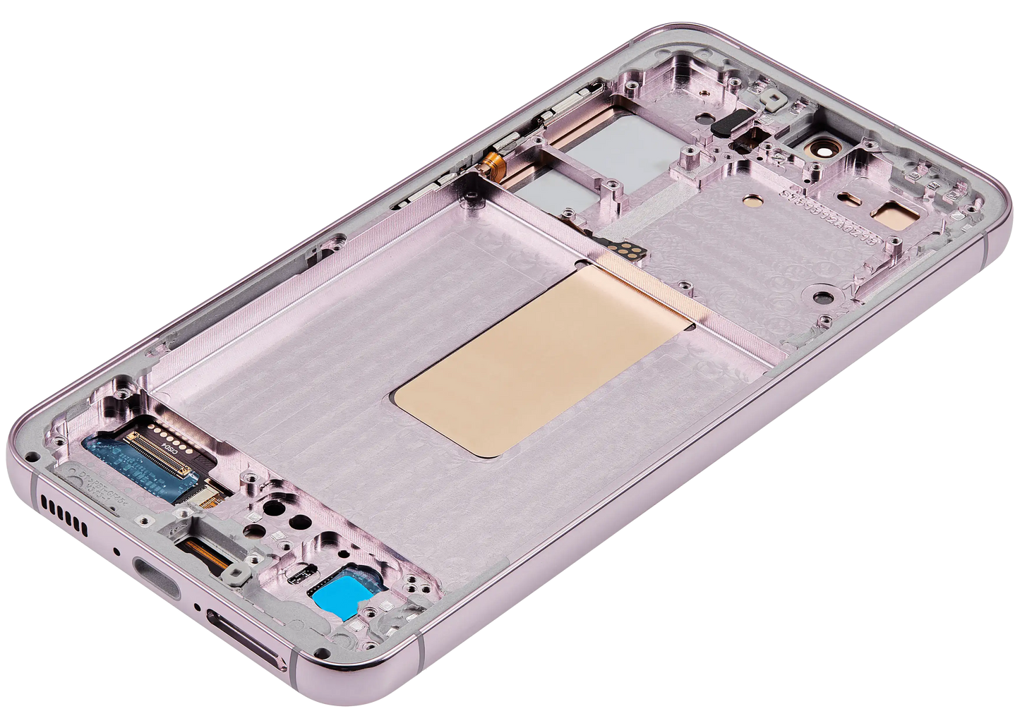 OLED Assembly With Frame For Samsung Galaxy S23 5G (US & International) (Aftermarket Plus) (Pink / Lavender)