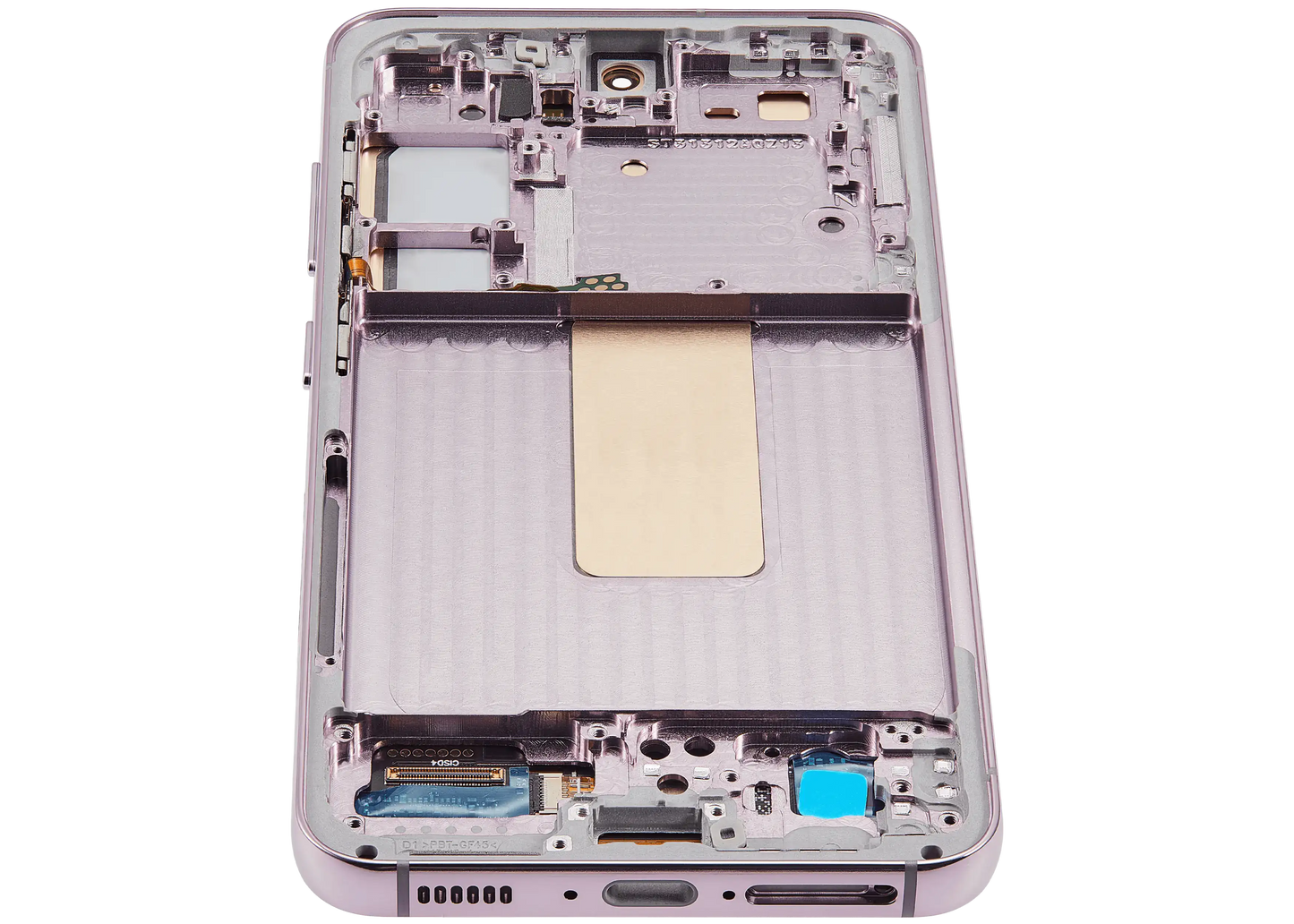 OLED Assembly With Frame For Samsung Galaxy S23 5G (US & International) (Aftermarket Plus) (Pink / Lavender)