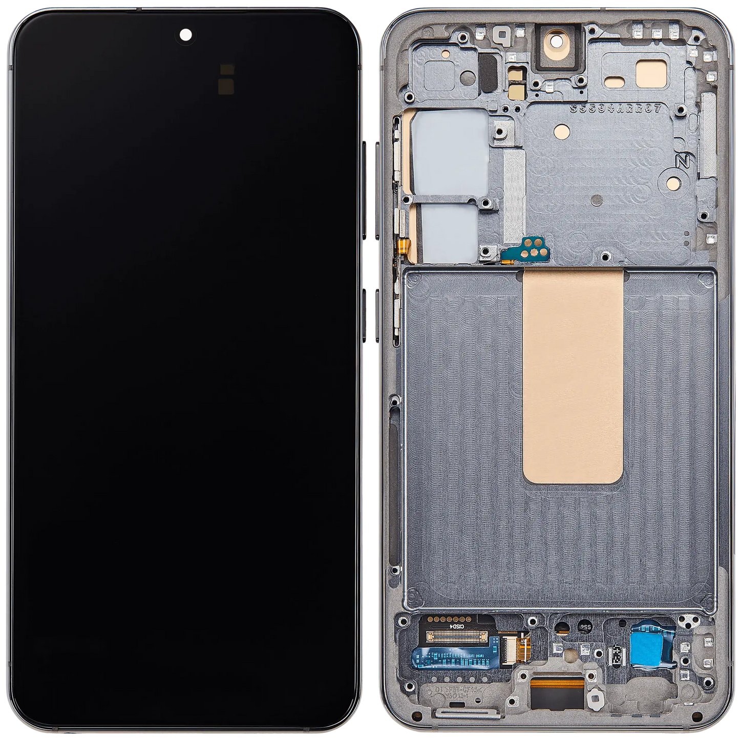 OLED Assembly With Frame For Samsung Galaxy S23 5G (US & International) (Aftermarket Plus) (Green)
