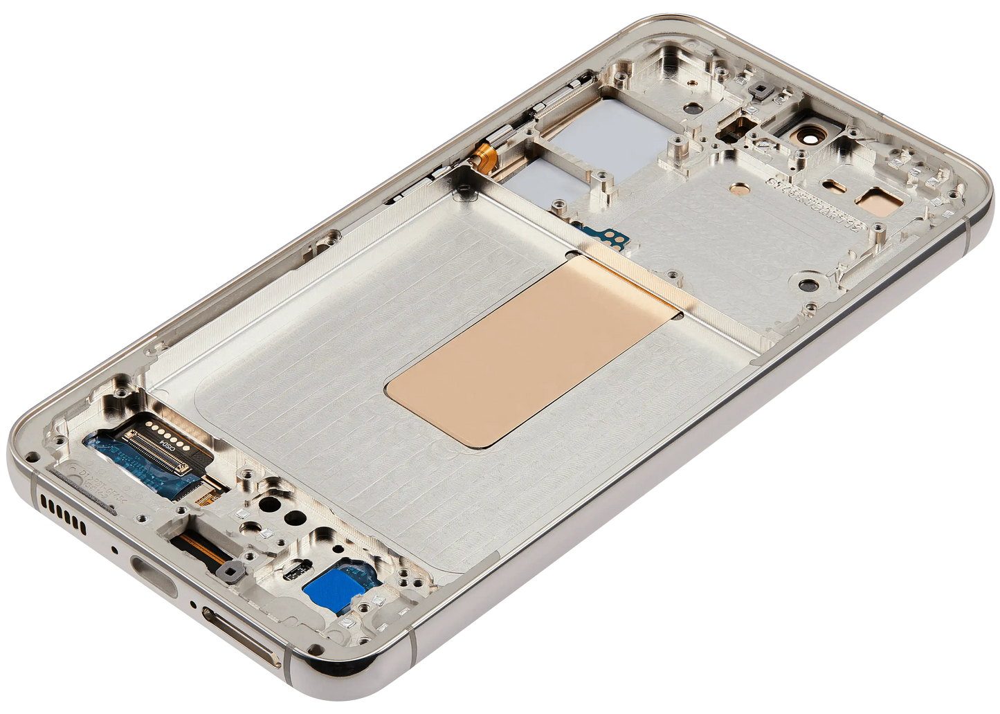 OLED Assembly With Frame For Samsung Galaxy S23 5G (US & International) (Aftermarket Plus) (Cream)