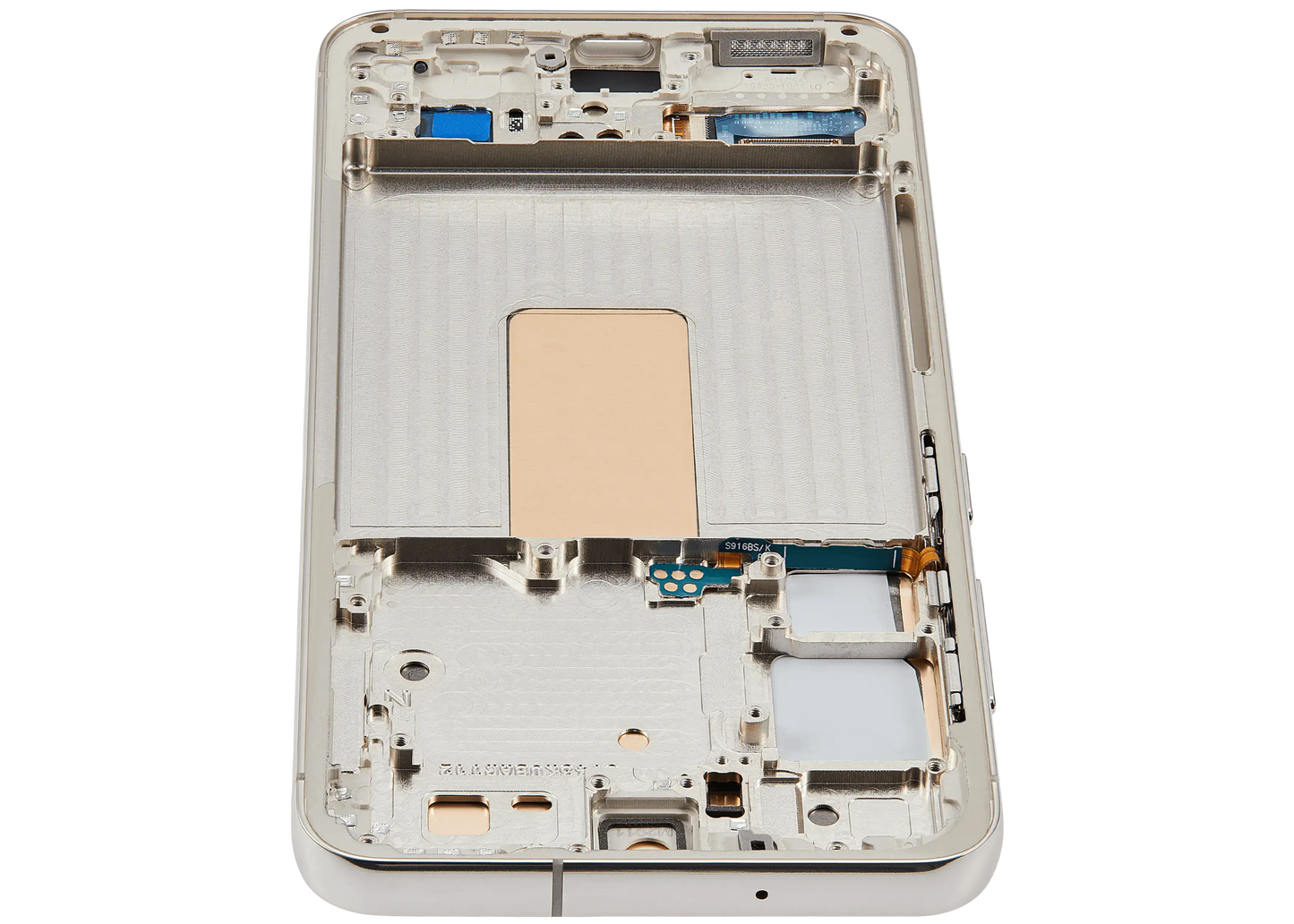 OLED Assembly With Frame For Samsung Galaxy S23 5G (US & International) (Aftermarket Plus) (Cream)