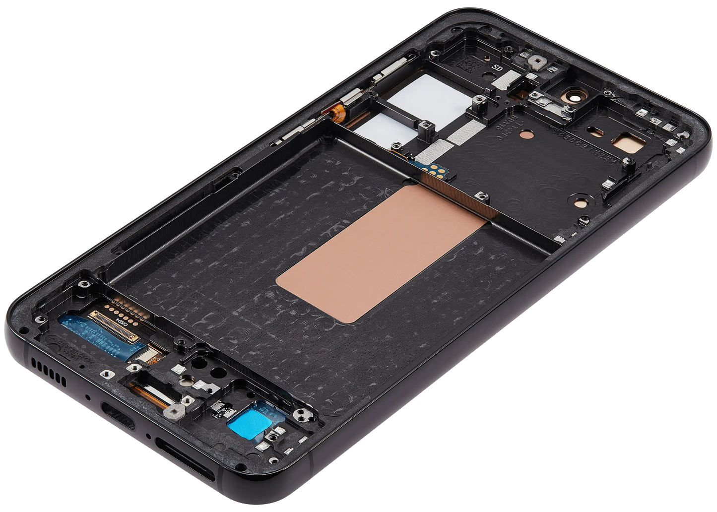 OLED Assembly With Frame For Samsung Galaxy S23 5G (US & International) (Aftermarket Plus) (Phantom Black)