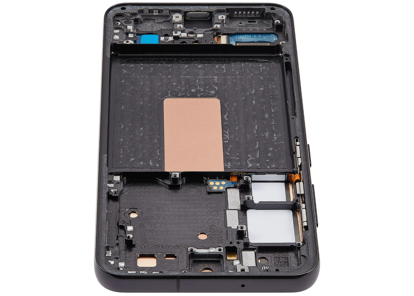 OLED Assembly With Frame For Samsung Galaxy S23 5G (US & International) (Aftermarket Plus) (Phantom Black)