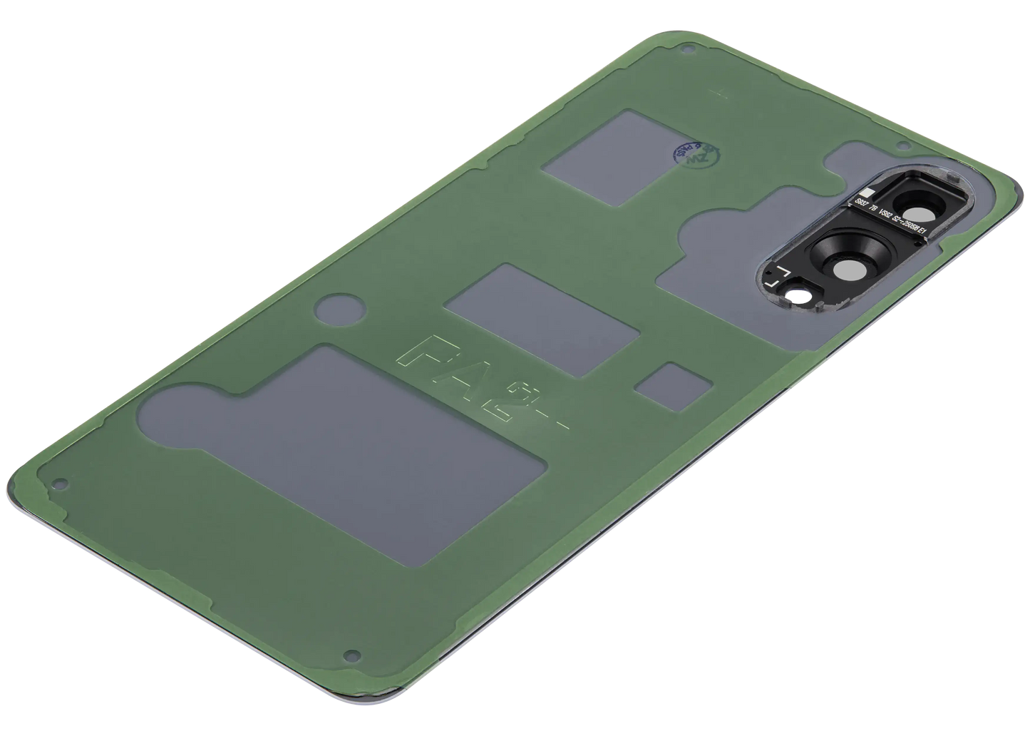 Back Cover Glass With Camera Lens For Samsung Galaxy S25 Edge (No Logo) (Aftermarket Plus) (Titanium Icyblue)