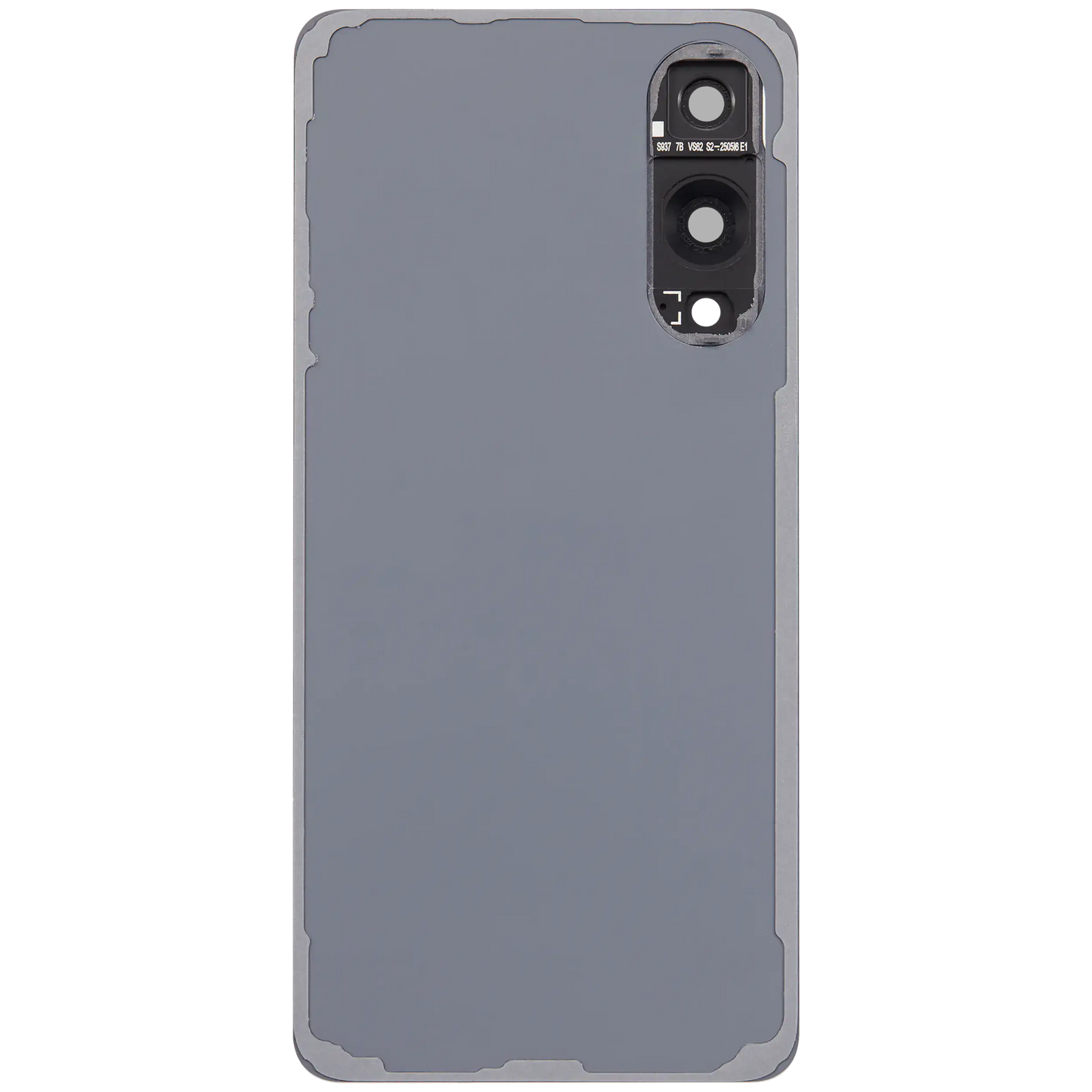 Back Cover Glass With Camera Lens For Samsung Galaxy S25 Edge (No Logo) (Aftermarket Plus) (Titanium Icyblue)