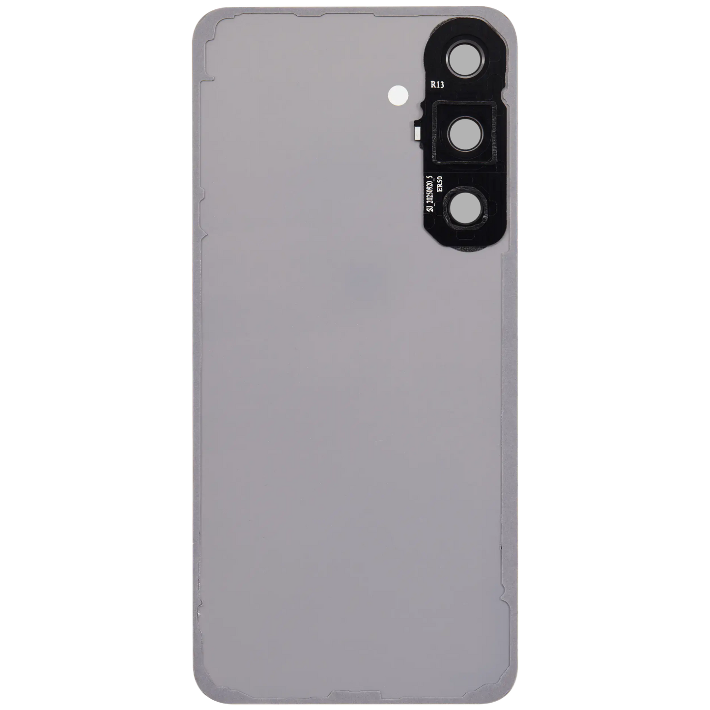 Back Cover Glass With Camera Lens For Samsung Galaxy S25 FE (No Logo) (Aftermarket Plus) (White)