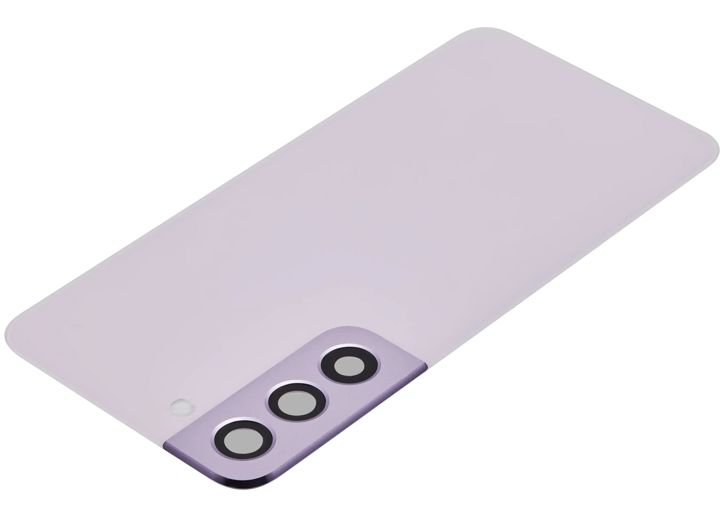 Back Cover Glass With Camera Lens For Samsung Galaxy S22 5G (No Logo) (Aftermarket Plus) (Bora Purple)