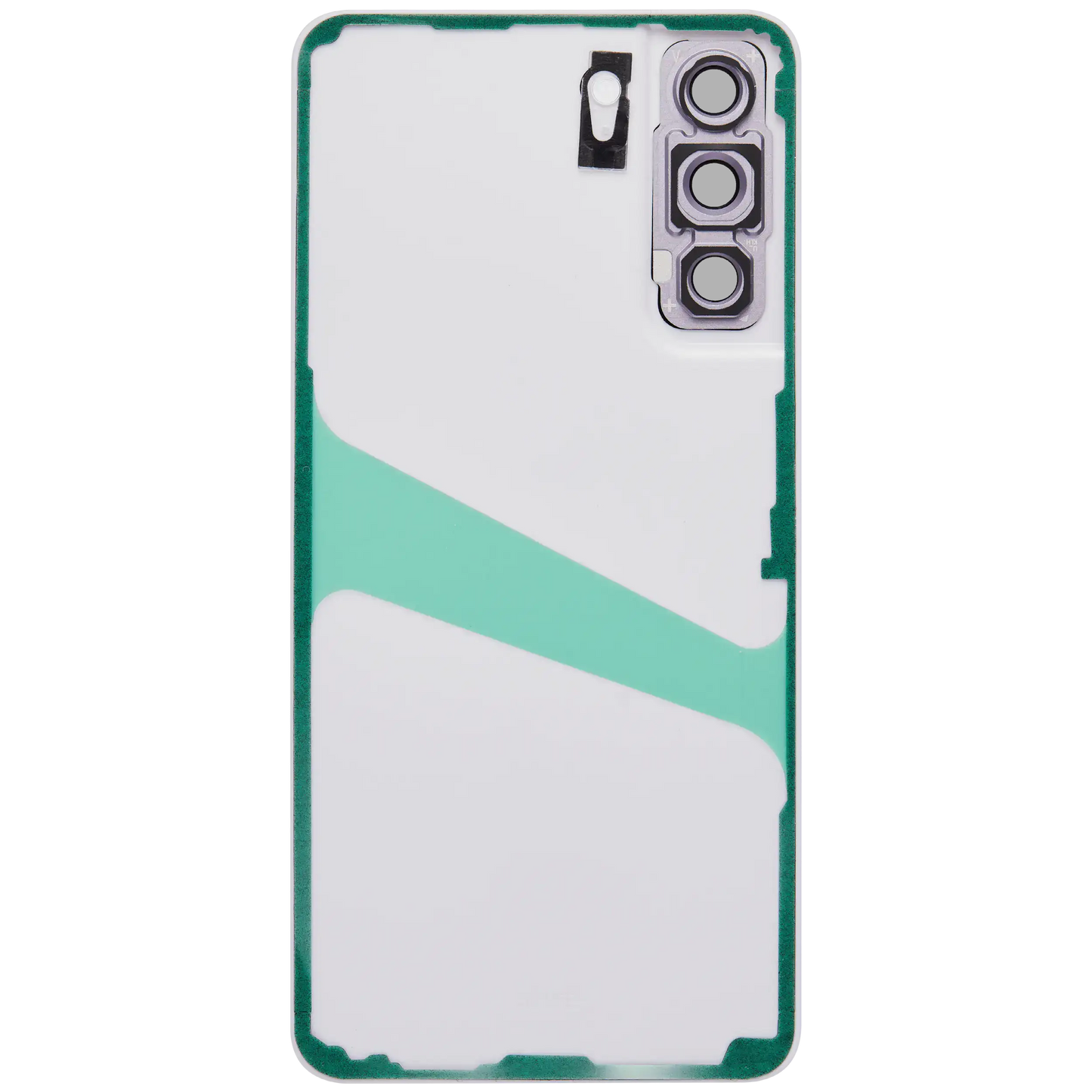 Back Cover Glass With Camera Lens For Samsung Galaxy S21 FE 5G (No Logo) (Aftermarket Plus) (Lavender)