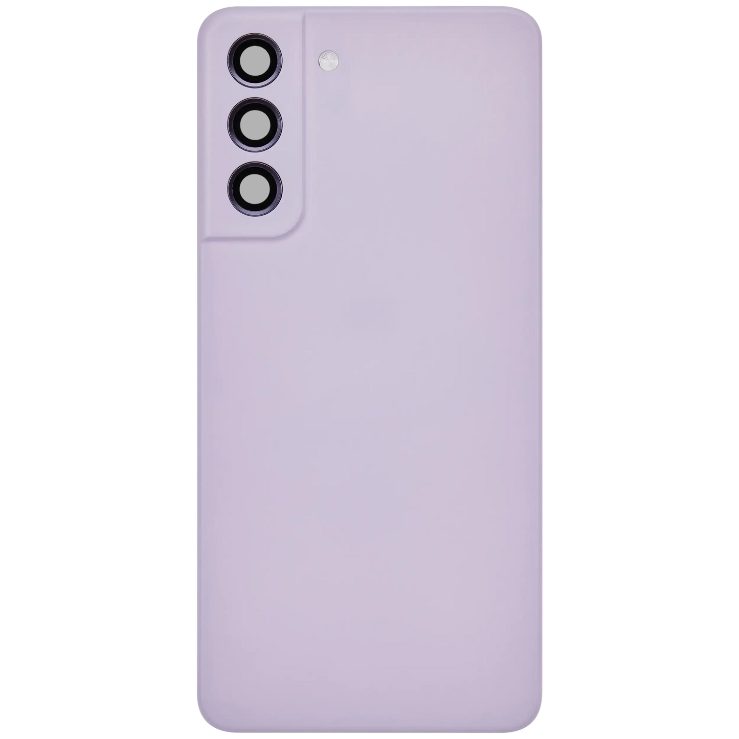 Back Cover Glass With Camera Lens For Samsung Galaxy S21 FE 5G (No Logo) (Aftermarket Plus) (Lavender)