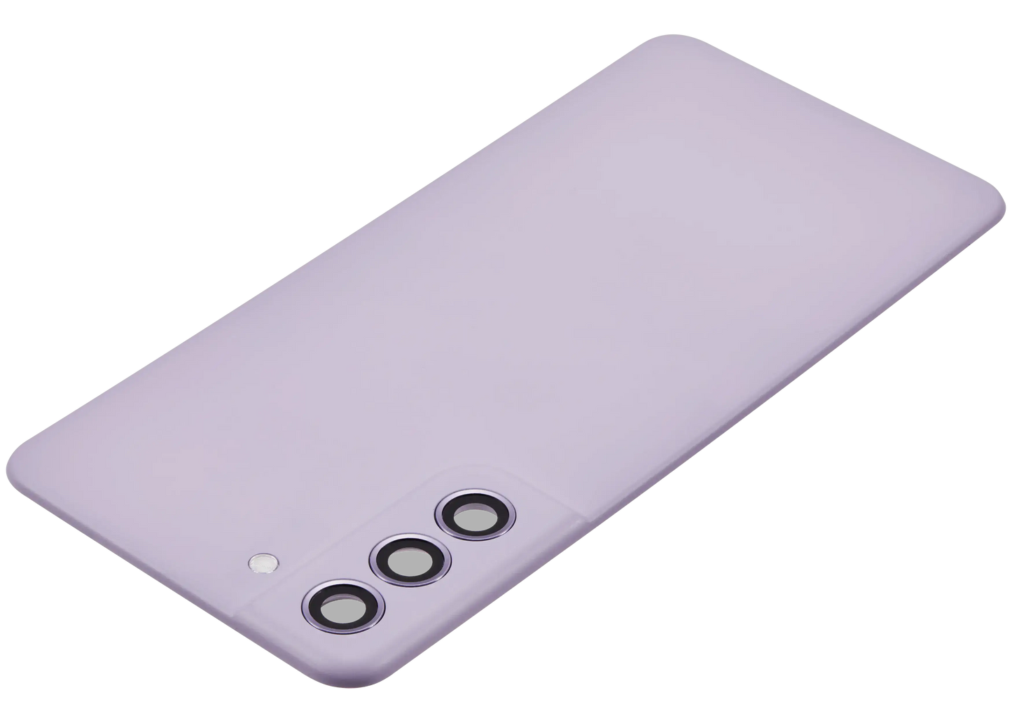 Back Cover Glass With Camera Lens For Samsung Galaxy S21 FE 5G (No Logo) (Aftermarket Plus) (Lavender)