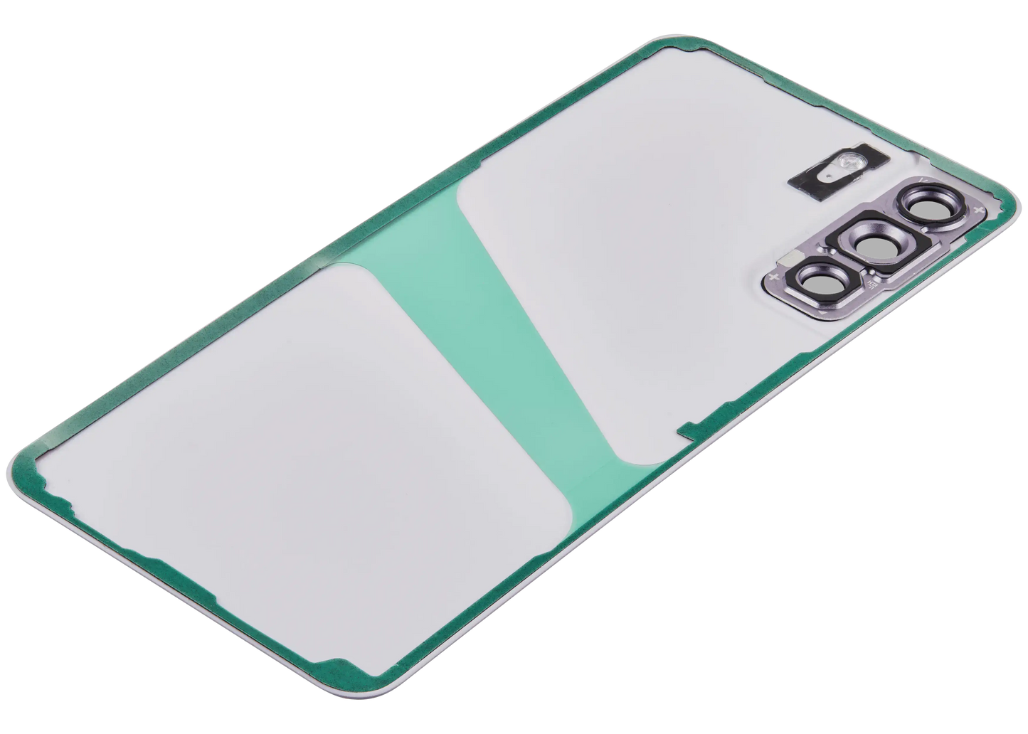 Back Cover Glass With Camera Lens For Samsung Galaxy S21 FE 5G (No Logo) (Aftermarket Plus) (Lavender)