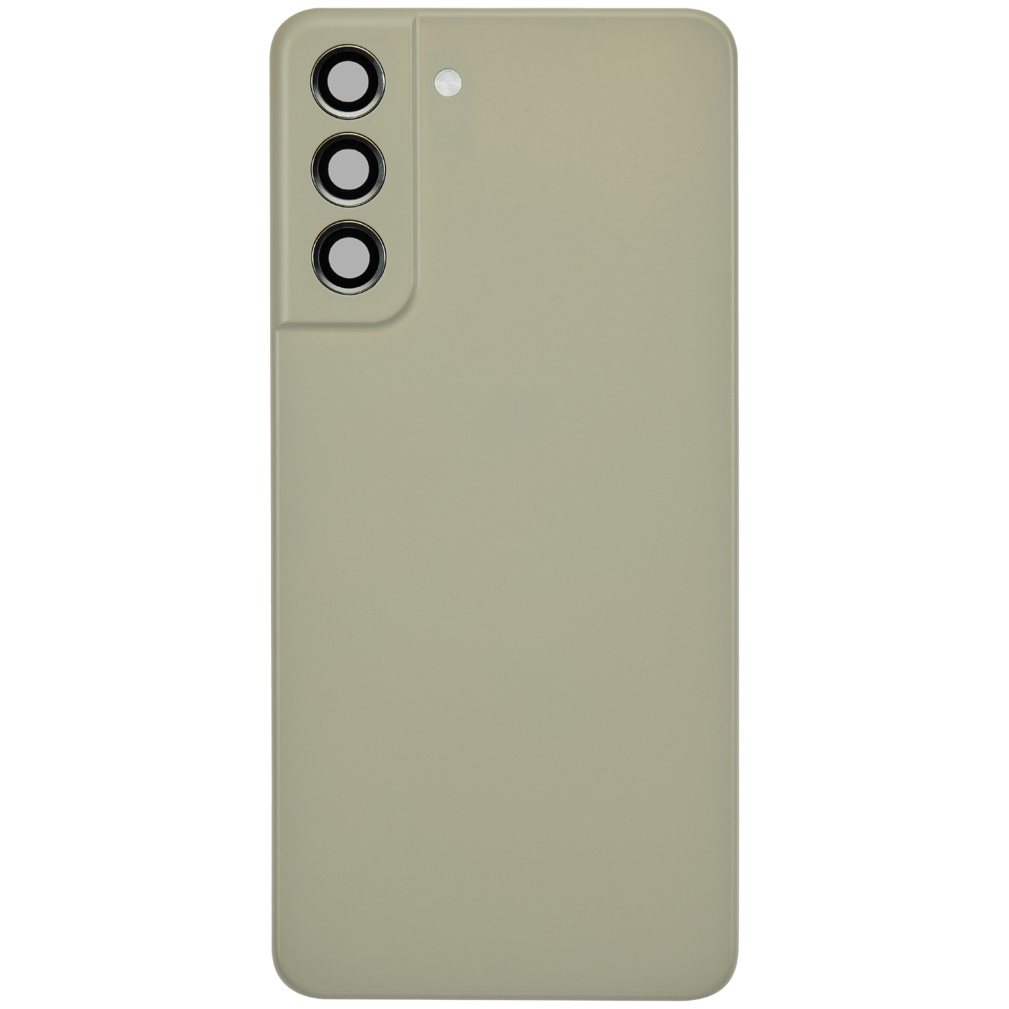 Back Cover Glass With Camera Lens For Samsung Galaxy S21 FE 5G (No Logo) (Aftermarket Plus) (Olive)
