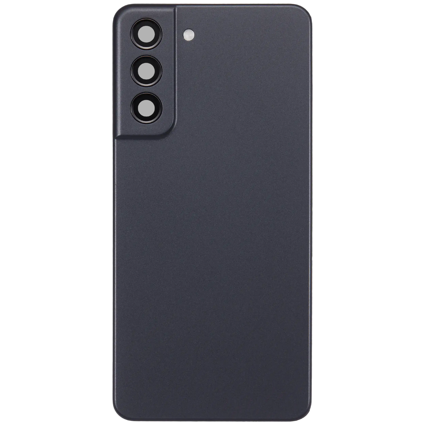 Back Cover Glass With Camera Lens For Samsung Galaxy S21 FE 5G (No Logo) (Aftermarket Plus) (Graphite)