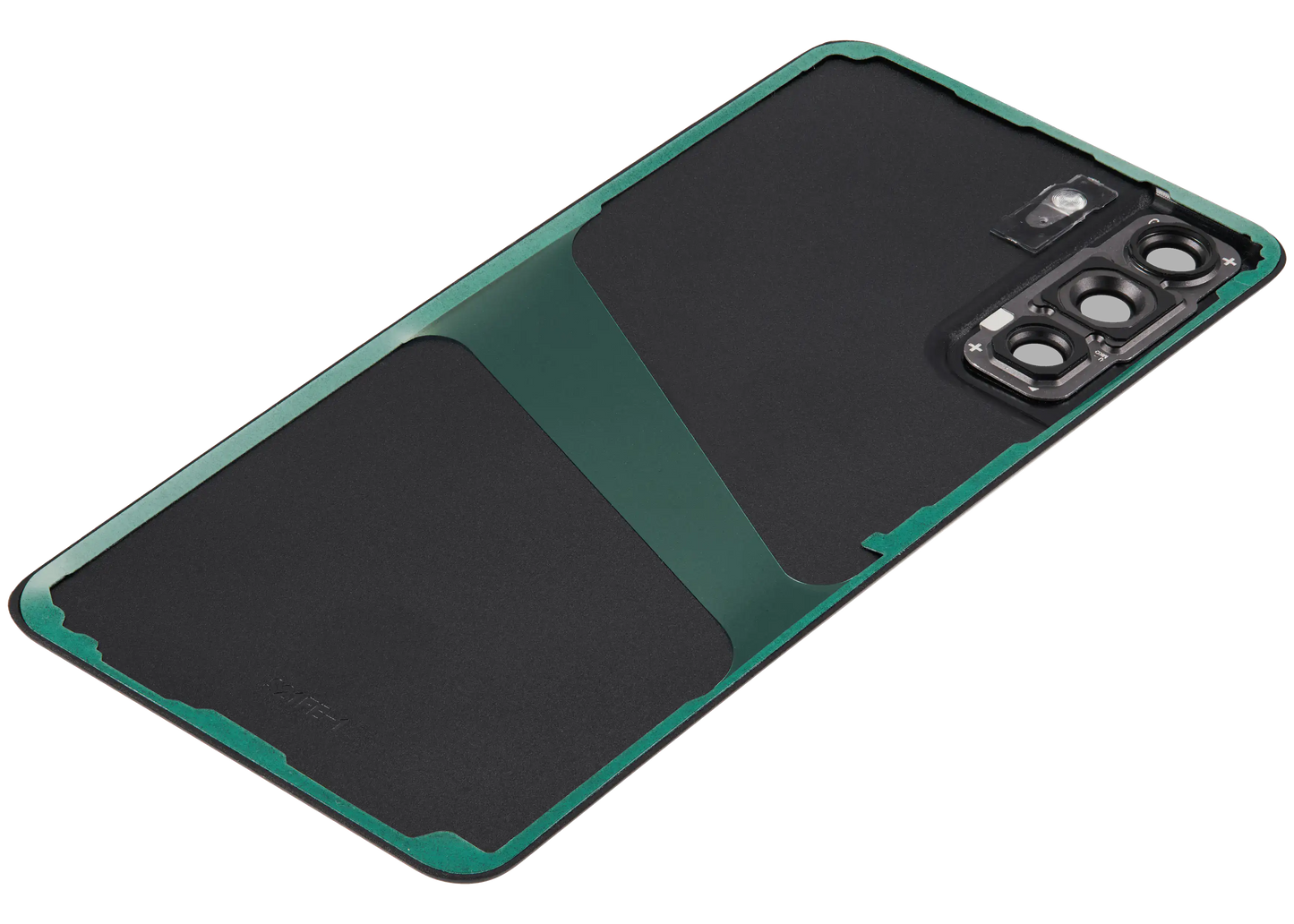 Back Cover Glass With Camera Lens For Samsung Galaxy S21 FE 5G (No Logo) (Aftermarket Plus) (Graphite)