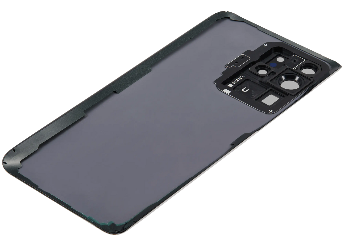 Back Cover Glass With Camera Lens For Samsung Galaxy S20 Ultra 5G (No Logo) (Aftermarket Plus) (Cloud White)