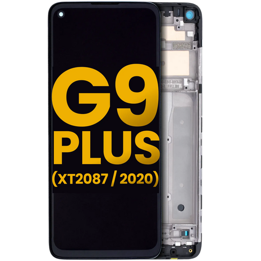 LCD Assembly With Frame For Motorola Moto G9 Plus (XT2087 / 2020) (Refurbished) (All Colors) replacement part for compatible Motorola phone, SKU 107082086102, product image 1