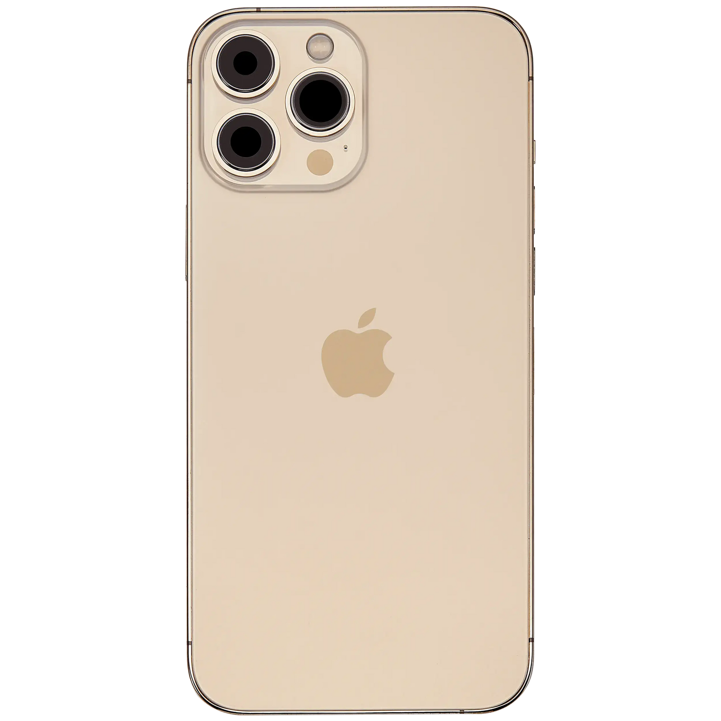 Back Housing W/ Charging Port Flex & Small Parts For iPhone 13 Pro Max (US Version) (Used OEM Pull: Grade B) (Gold)