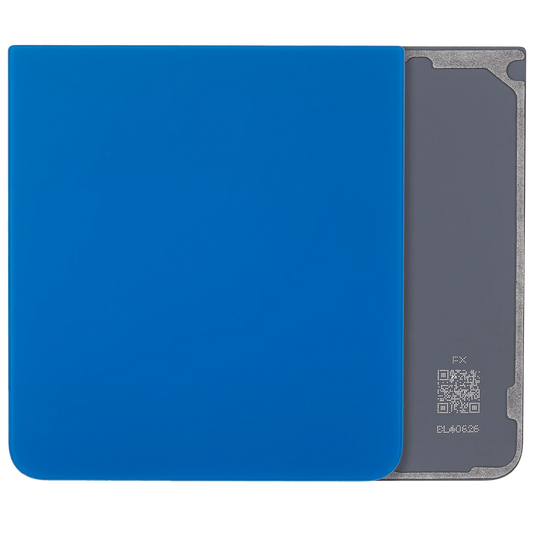 Bottom Back Cover Glass For Samsung Galaxy Z Flip 7 5G (F766) (No Logo) (Aftermarket Plus) (Blue Shadow) - Replacement iPhone Parts