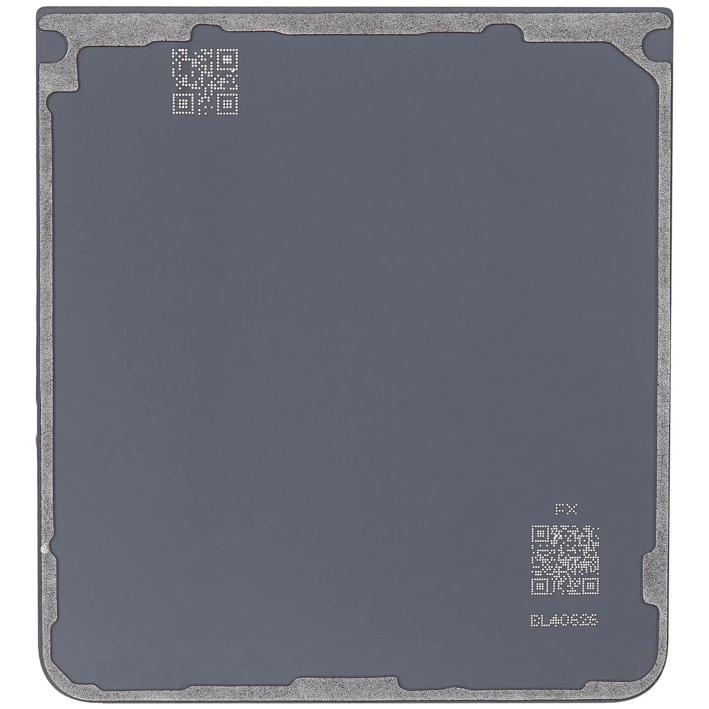 Bottom Back Cover Glass For Samsung Galaxy Z Flip 7 5G (F766) (No Logo) (Aftermarket Plus) (Blue Shadow) - Replacement iPhone Parts