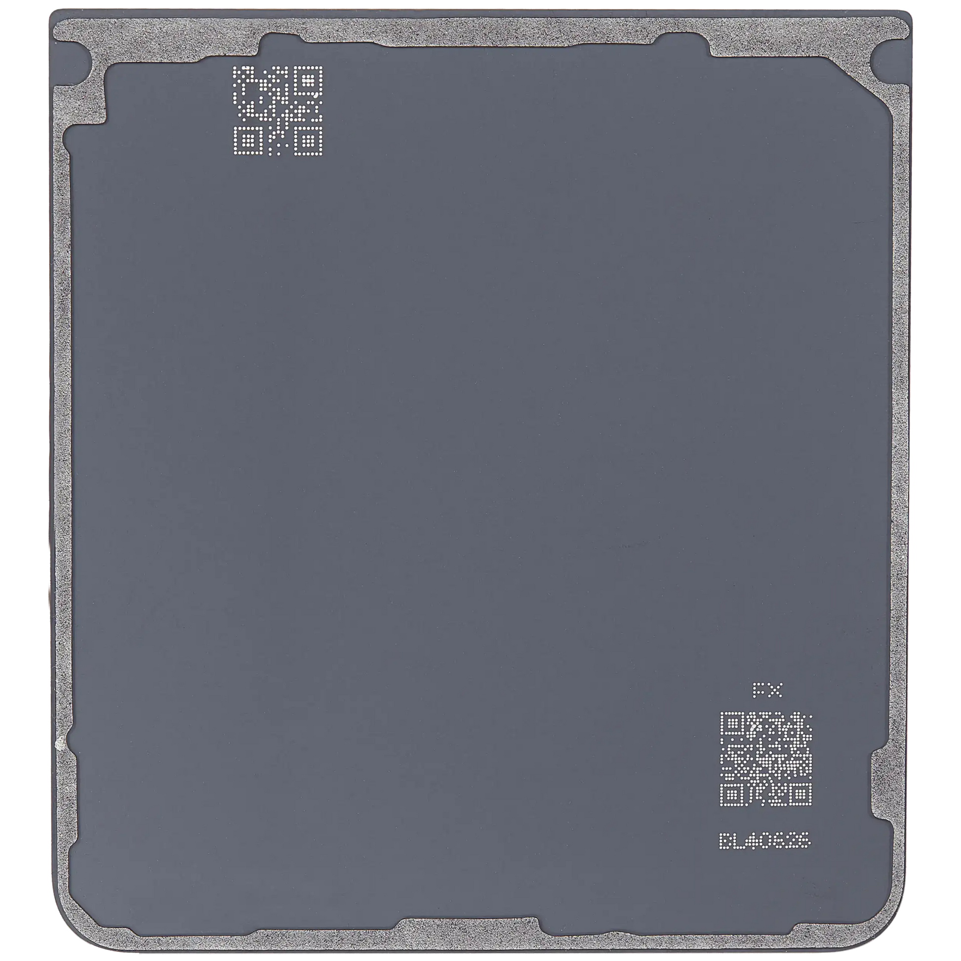 Bottom Back Cover Glass For Samsung Galaxy Z Flip 7 5G (F766) (No Logo) (Aftermarket Plus) (Blue Shadow) - Replacement iPhone Parts