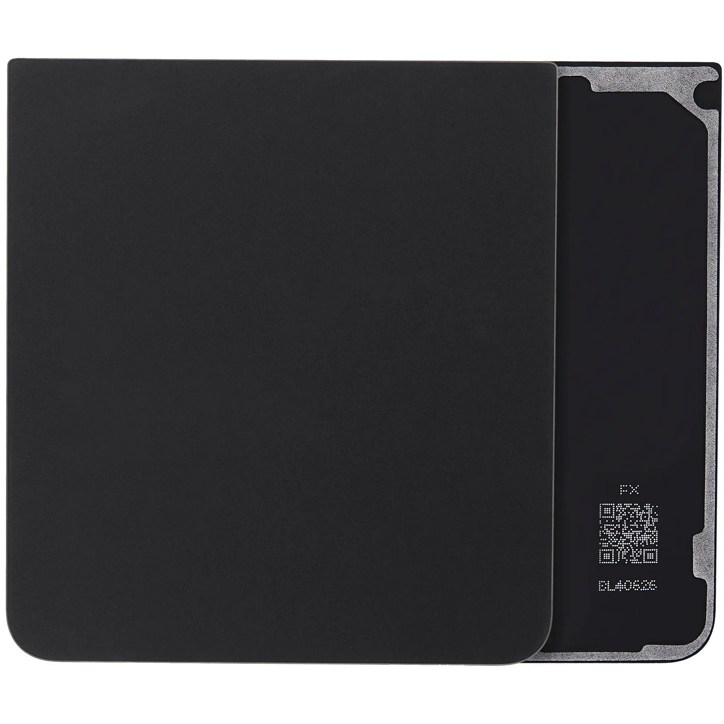 Bottom Back Cover Glass For Samsung Galaxy Z Flip 7 5G (F766) (No Logo) (Aftermarket Plus) (Jet Black) - Replacement iPhone Parts
