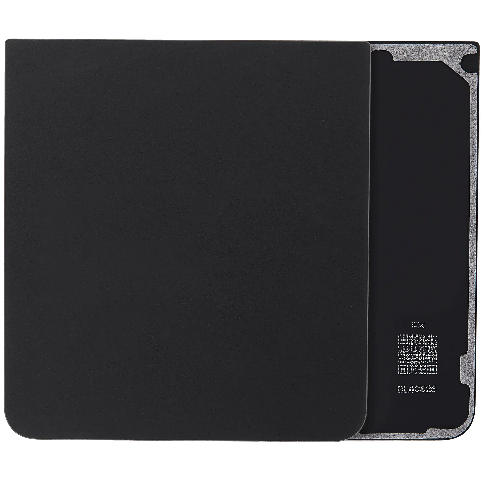 Bottom Back Cover Glass For Samsung Galaxy Z Flip 7 5G (F766) (No Logo) (Aftermarket Plus) (Jet Black) - Replacement iPhone Parts