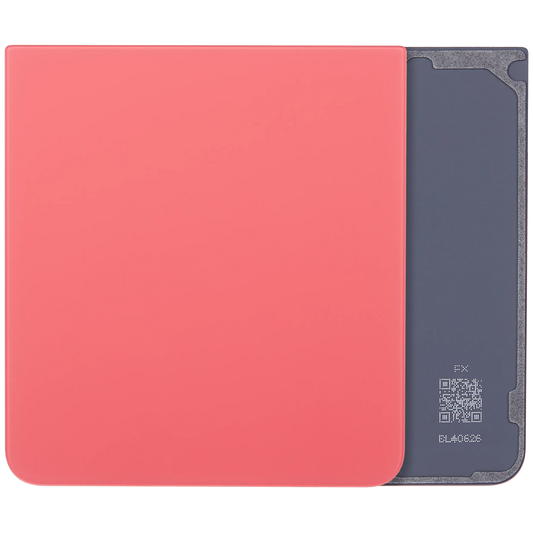 Bottom Back Cover Glass For Samsung Galaxy Z Flip 7 5G (No Logo) (Aftermarket Plus) (Coral Red) - Replacement iPhone Parts