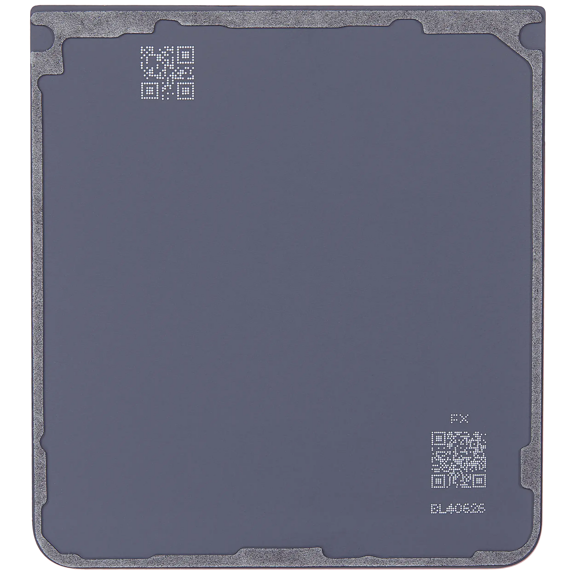 Bottom Back Cover Glass For Samsung Galaxy Z Flip 7 5G (No Logo) (Aftermarket Plus) (Coral Red) - Replacement iPhone Parts