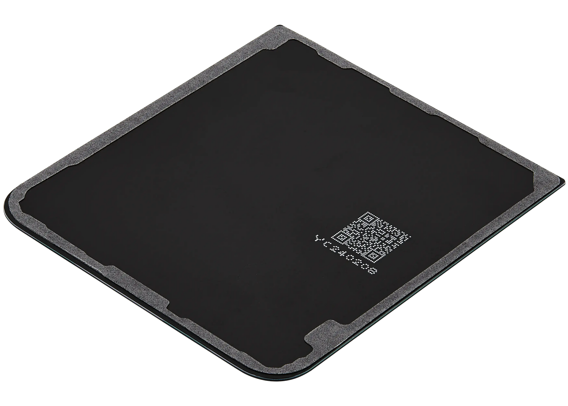 Bottom Back Cover Glass For Samsung Galaxy Z Flip 7 FE 5G (F761) (No Logo) (Aftermarket Plus) (Black)